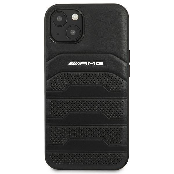 AMG AMHCP14MGSEBK iPhone 14 Plus 6,7" czarny/black hardcase Leathe
